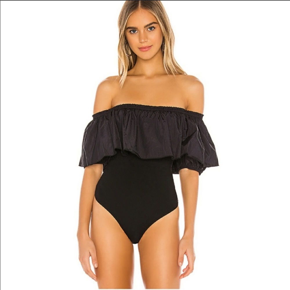 Free People Poof Goes My Heart BODYSUIT - Picture 2 of 9